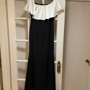 Adrianna Papell formal black gown